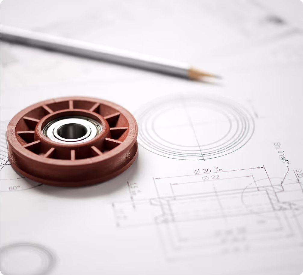 Technical drawing transformed into 3D CAD model