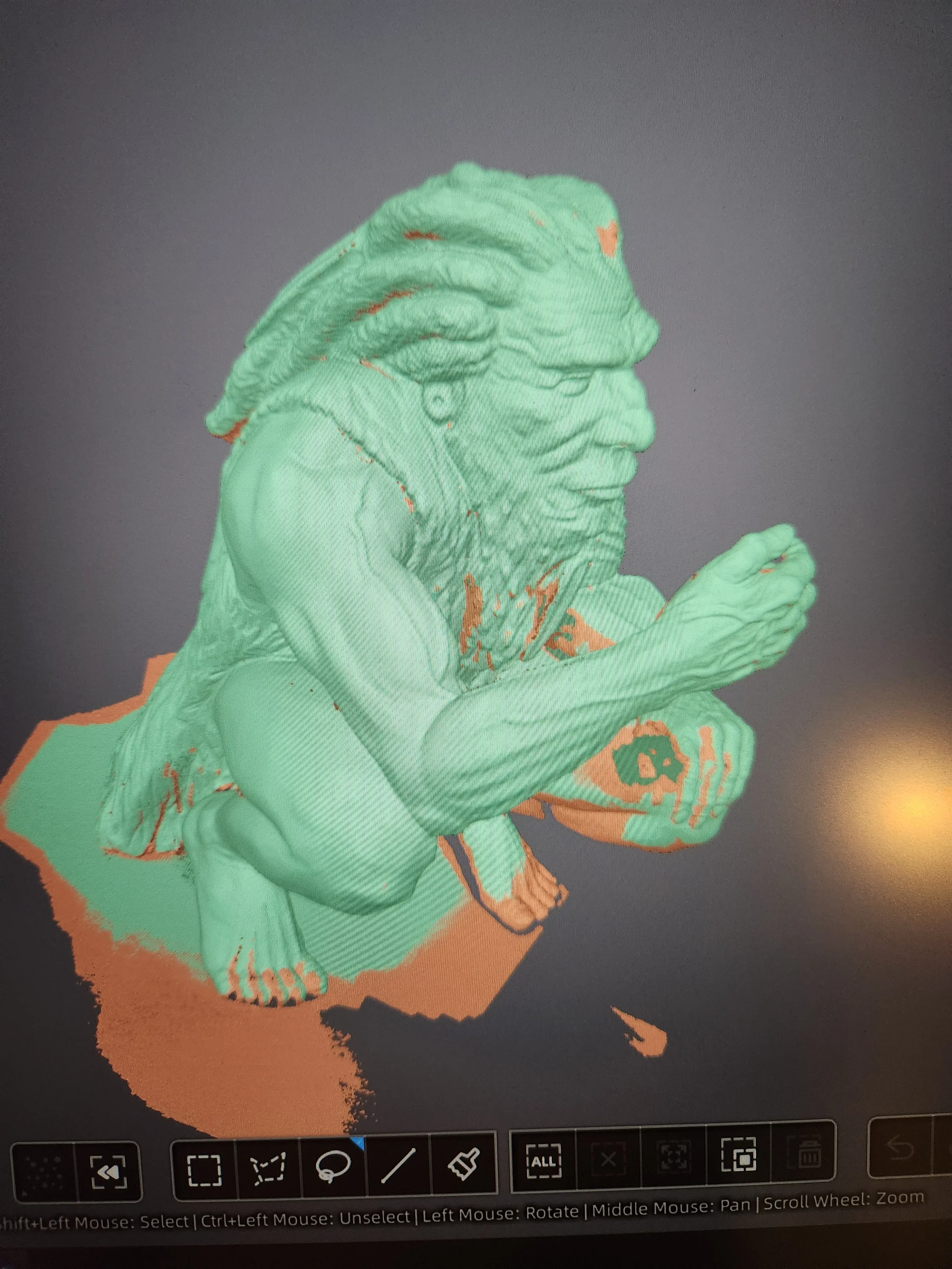 3D scanned sculpture for digital preservation