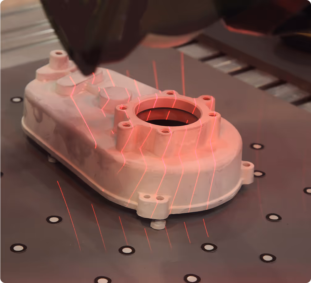 Handheld 3D scanner capturing precise measurements