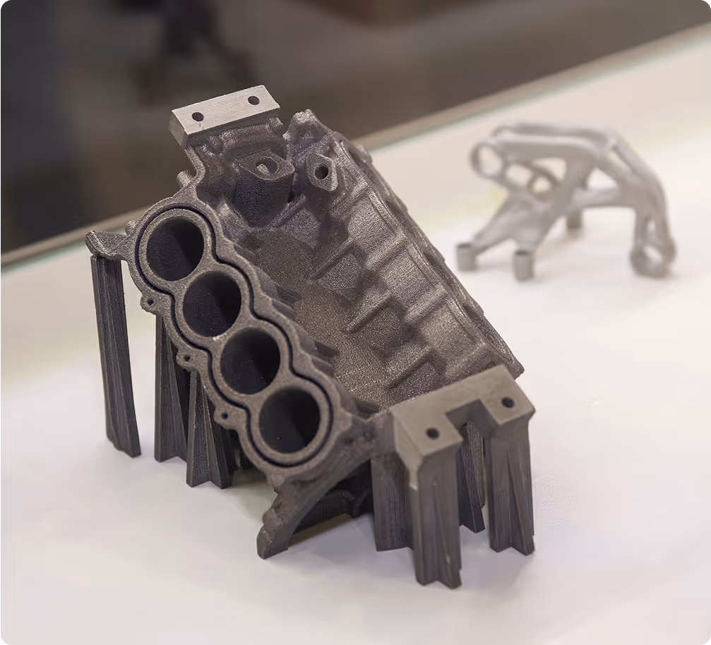 Metal 3D printing process