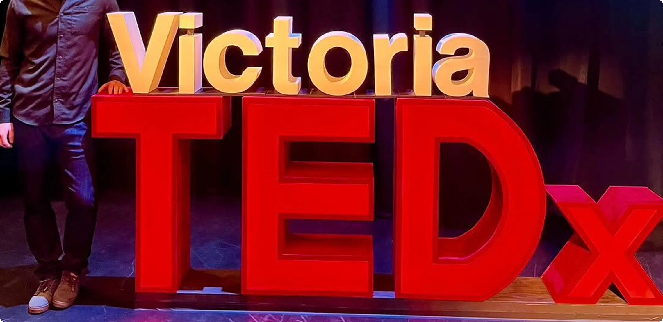 TEDxVictoria event signage