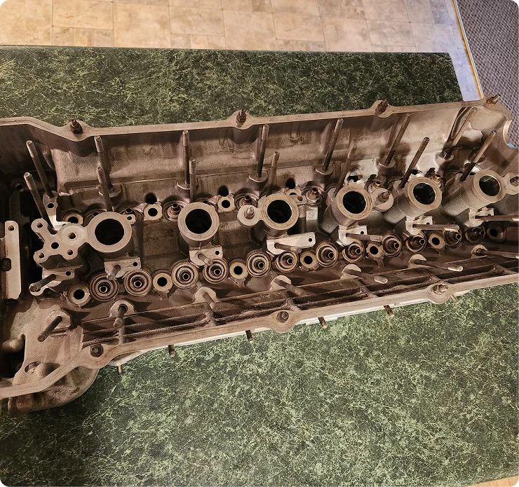 Engine block 3D scanning