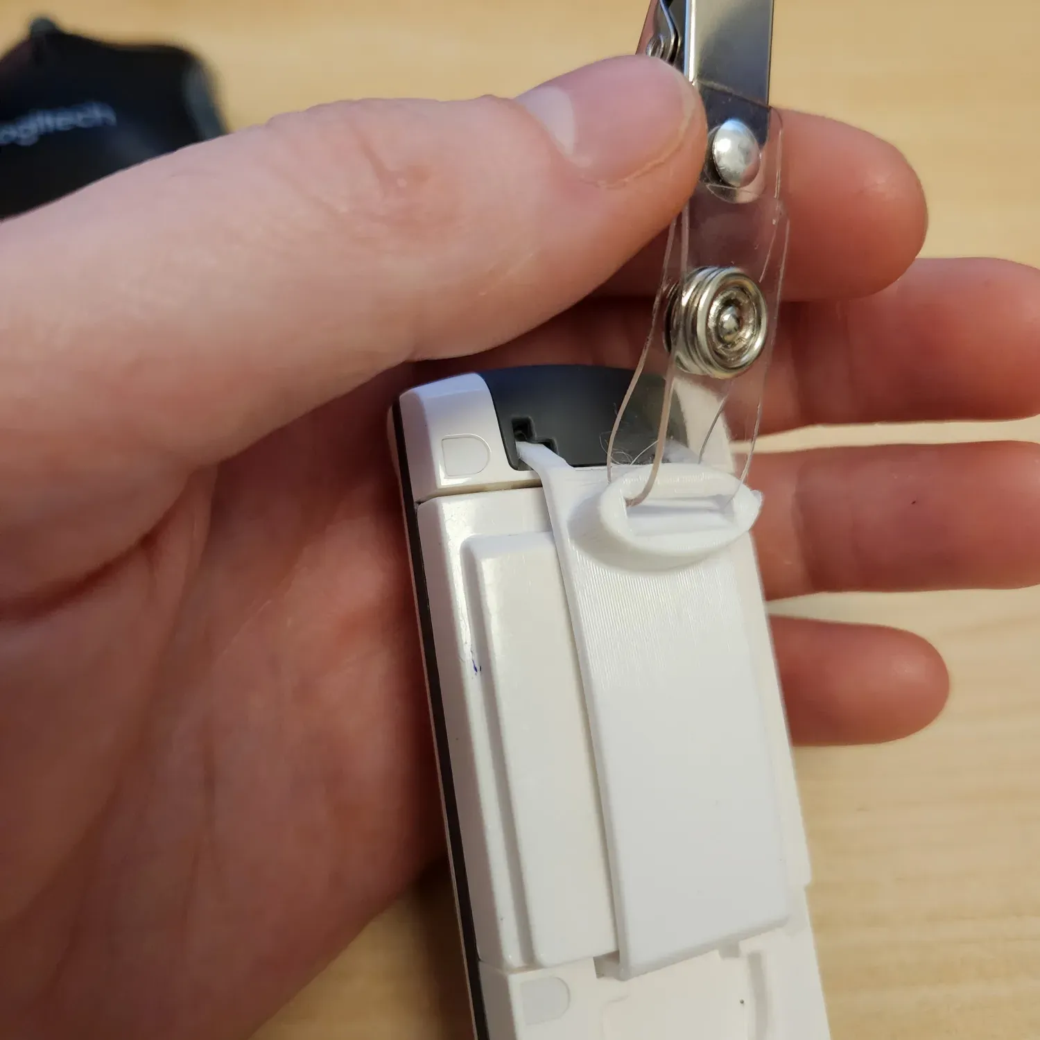 Custom replacement clips for Vocera